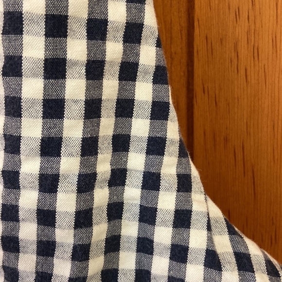 Land’s End Gingham Ankle Length Straight Leg Mid-Rise Pants 18W - Picture 4 of 10